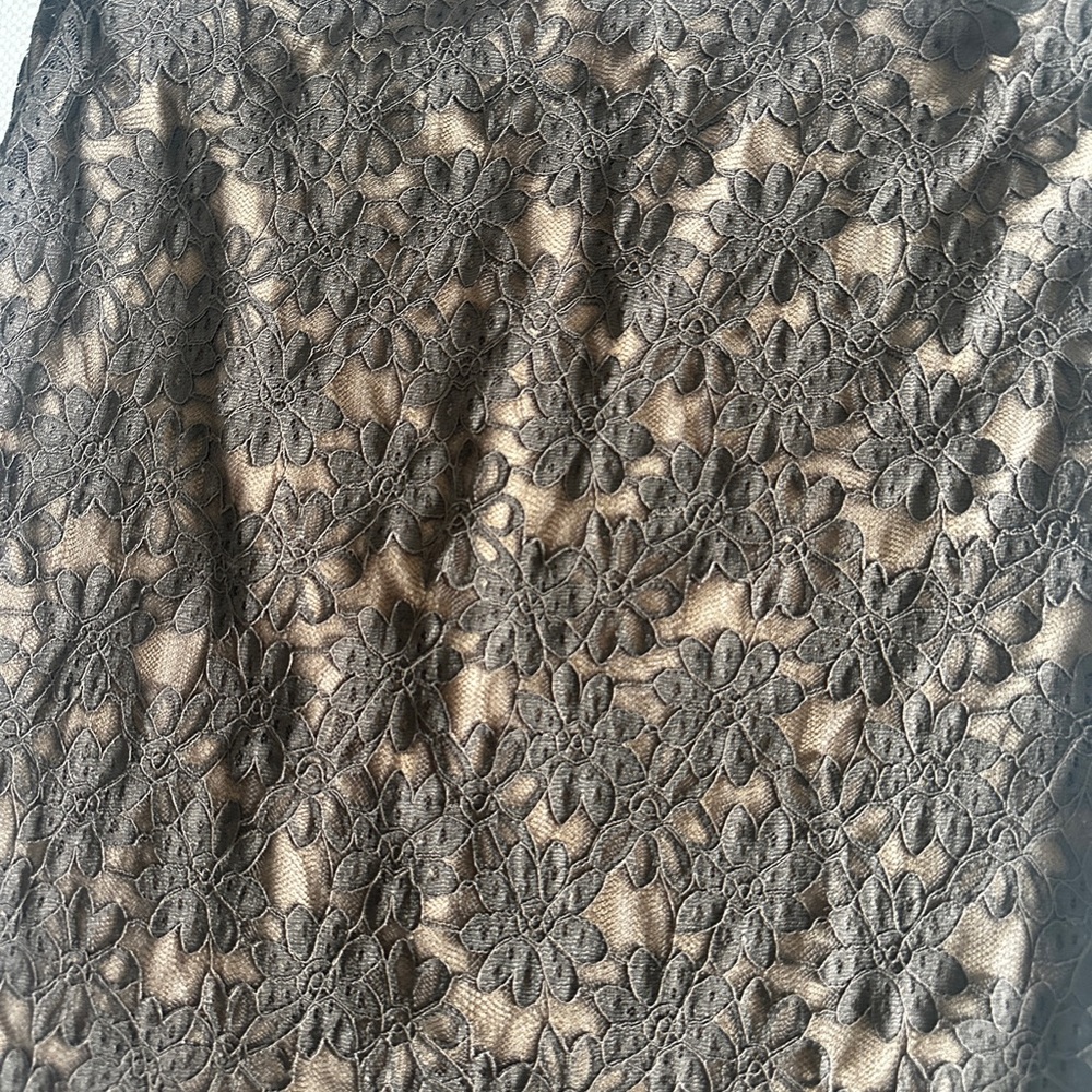 Meshki Brown Lace Crop Top & fitted maxi skirt - Picture 5 of 5